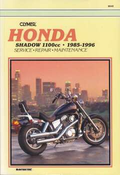 1996 Honda Shadow Vt1100 Users Manual